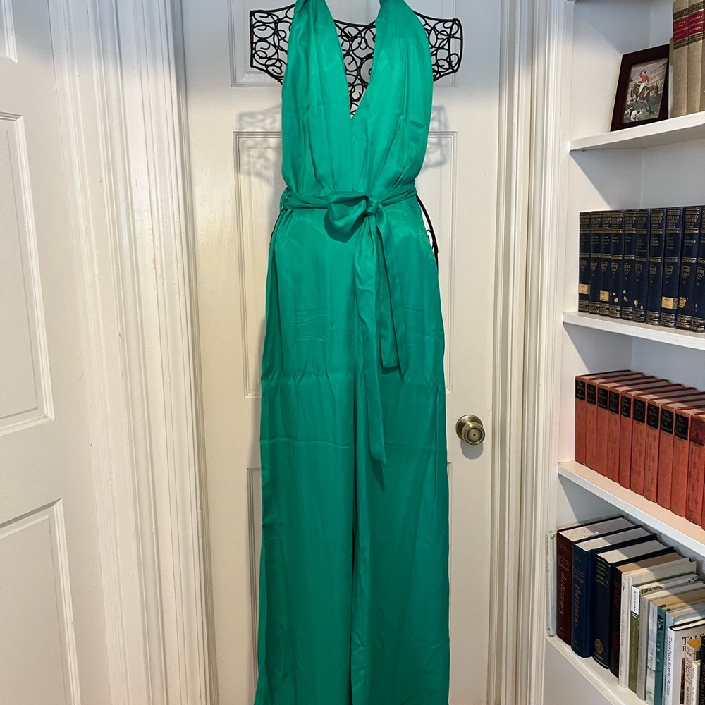 Zara Emerald Green Jumpsuit NWOT